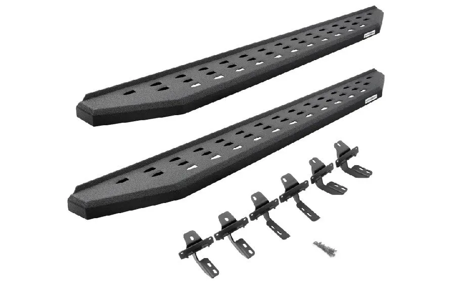 2007-2021 Toyota Tundra Go Rhino RB20 Running Boards w/ Mounting Brackets, Bedliner Coat