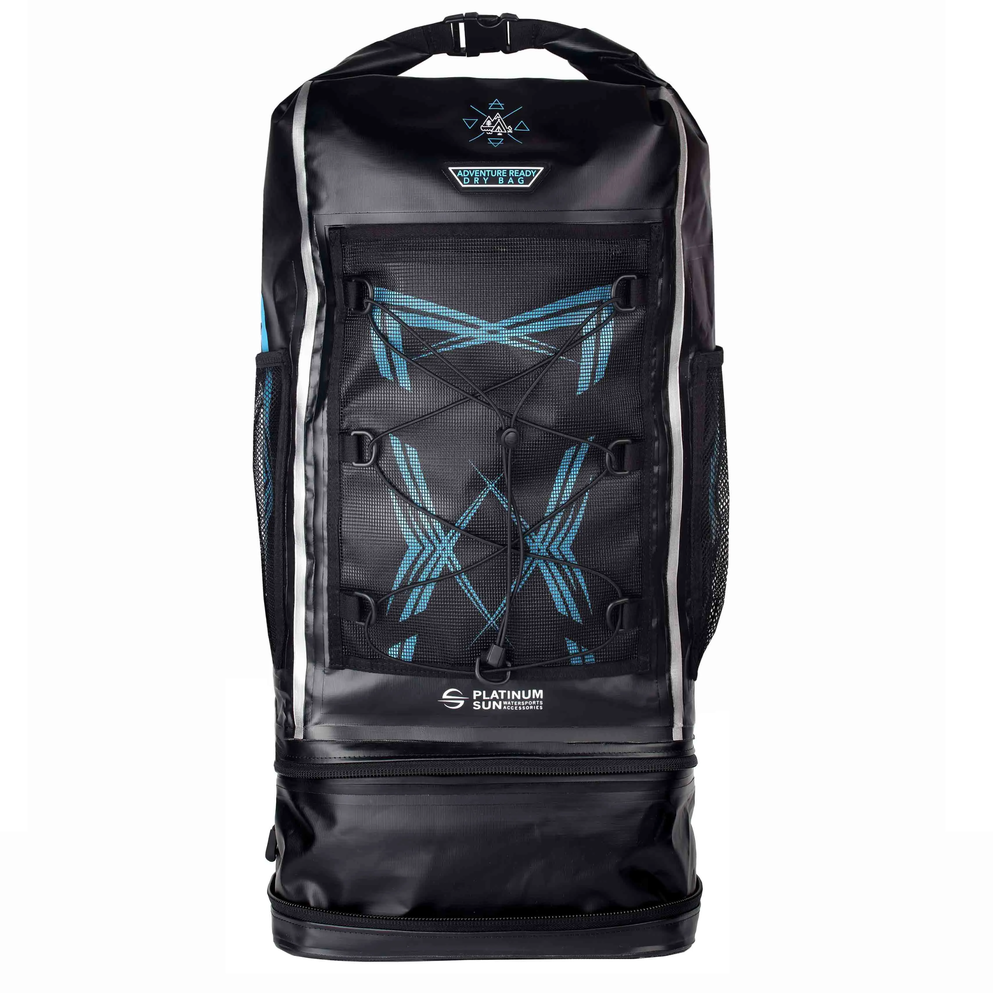 30L Waterproof Dry Bag Backpack with extendable bottom compartment