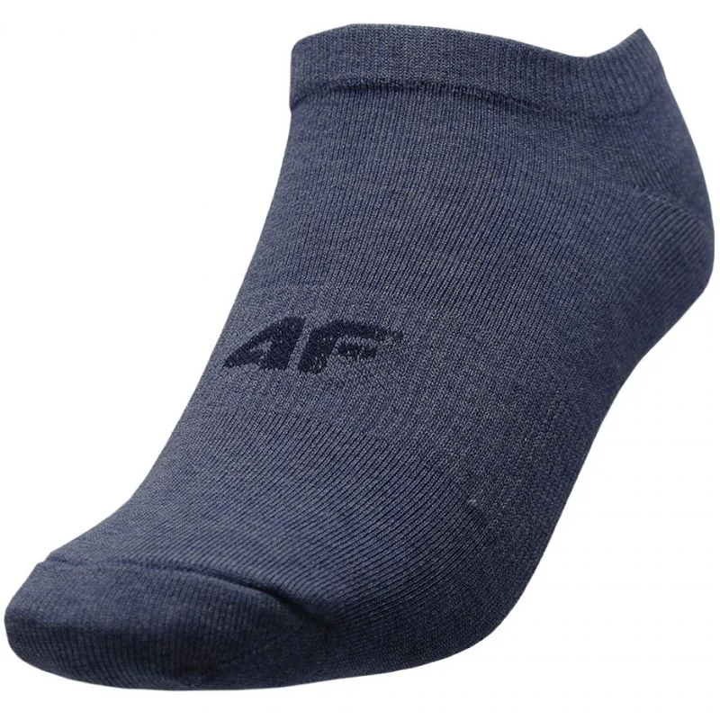 4F Men's Sports Socks - Navy Blue/Dark Navy Blue/Navy Blue Melange