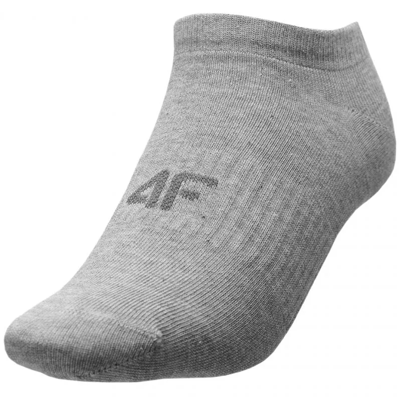 4F Womens Everyday Socks - Gray Melange