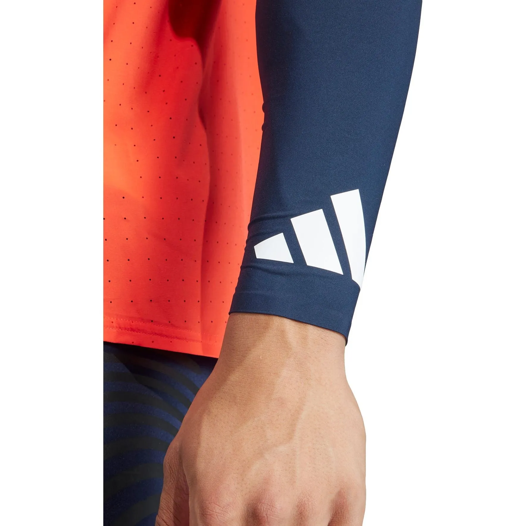 adidas Adizero Control Running Arm Sleeves - Navy