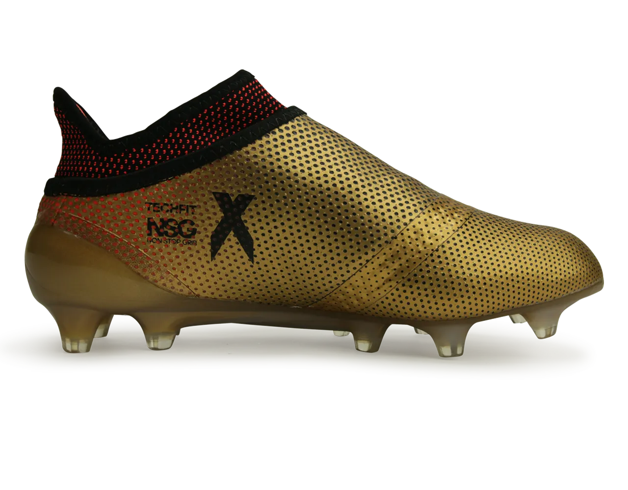 adidas Kids X 17  PURESPEED FG Tactile Gold Metallic/Core Black/Solar Red