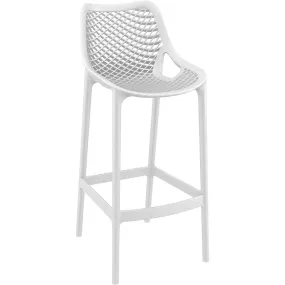 Air White Bar/Counter Stool Set of 4