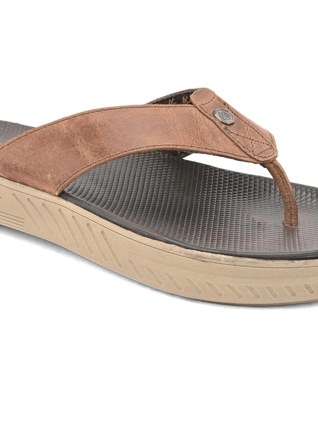 Alberto Torresi African Leather Thongs For Men With Extra Padded Flexible Footbeds Daily wear