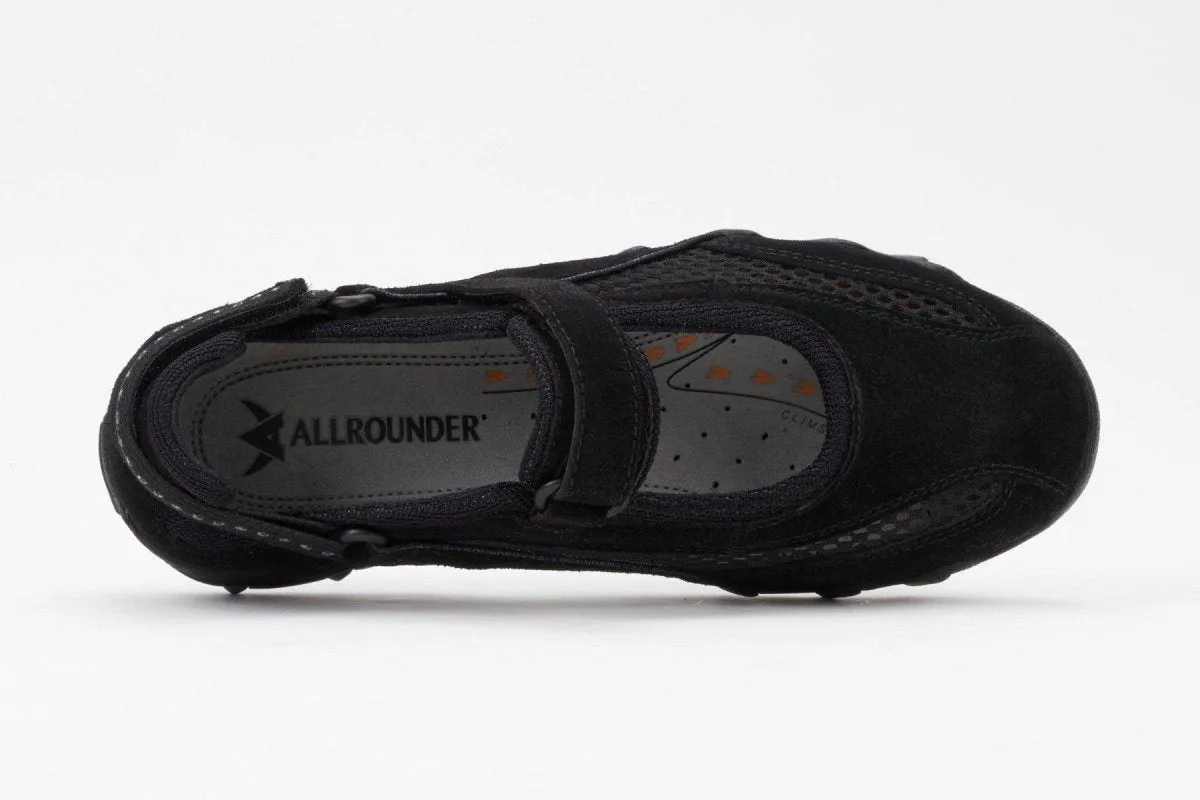 AllRounder Women's Niro Black Suede/Mesh