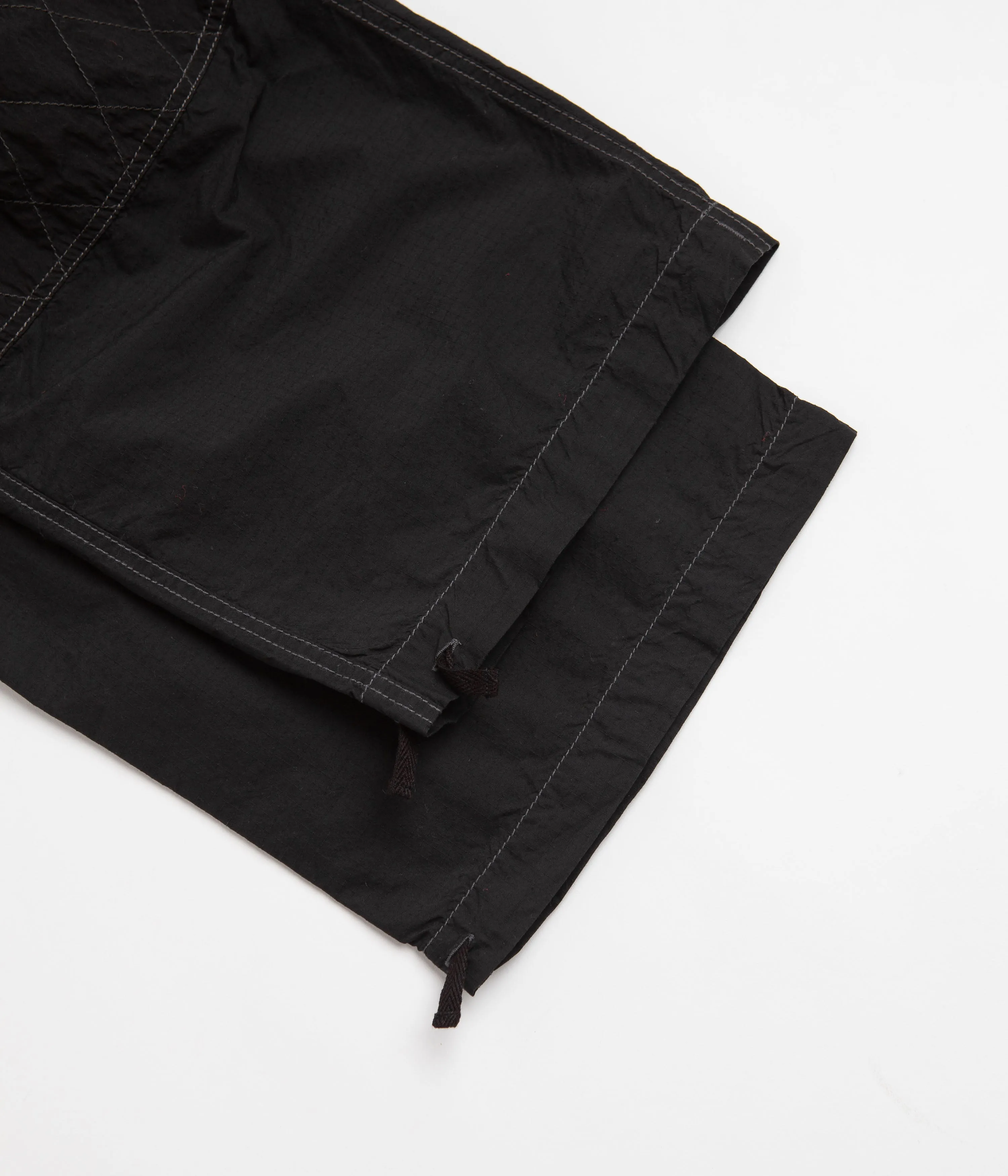 and wander Cordura Rip Mix Pants - Black