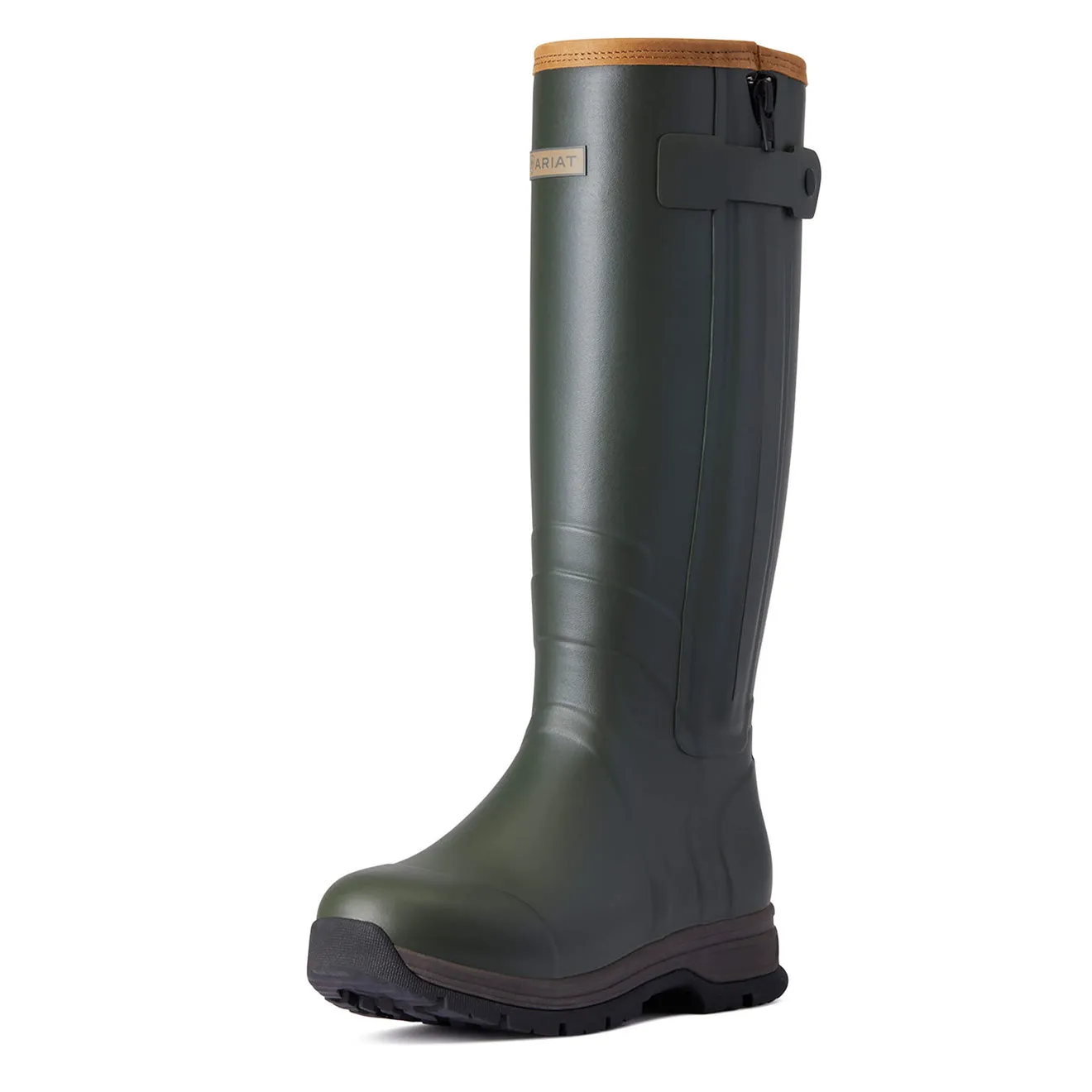 Ariat Womens Burford Insulated Zip Wellington Olive