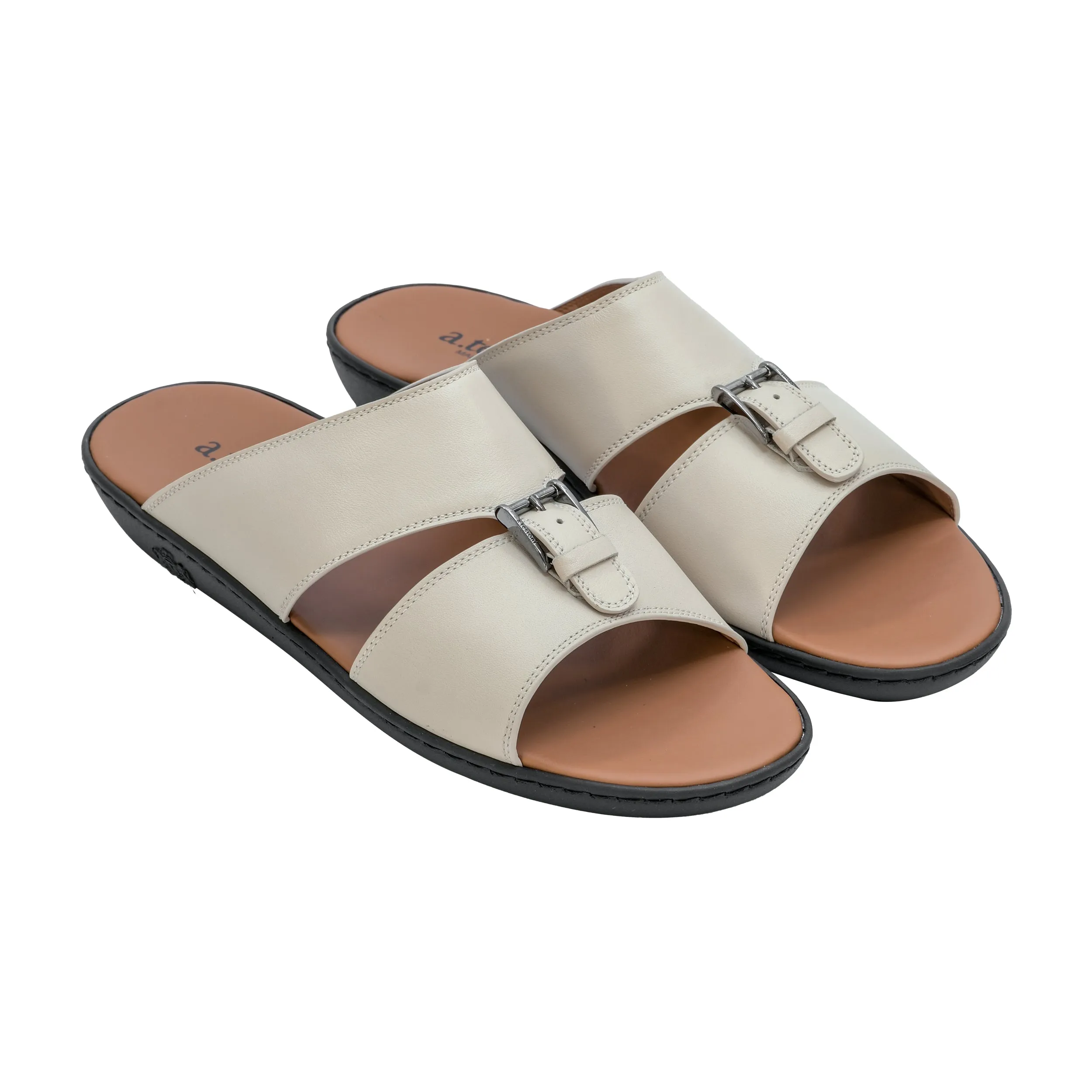 A.Testoni Sandal Tsg Beige Napa Calf