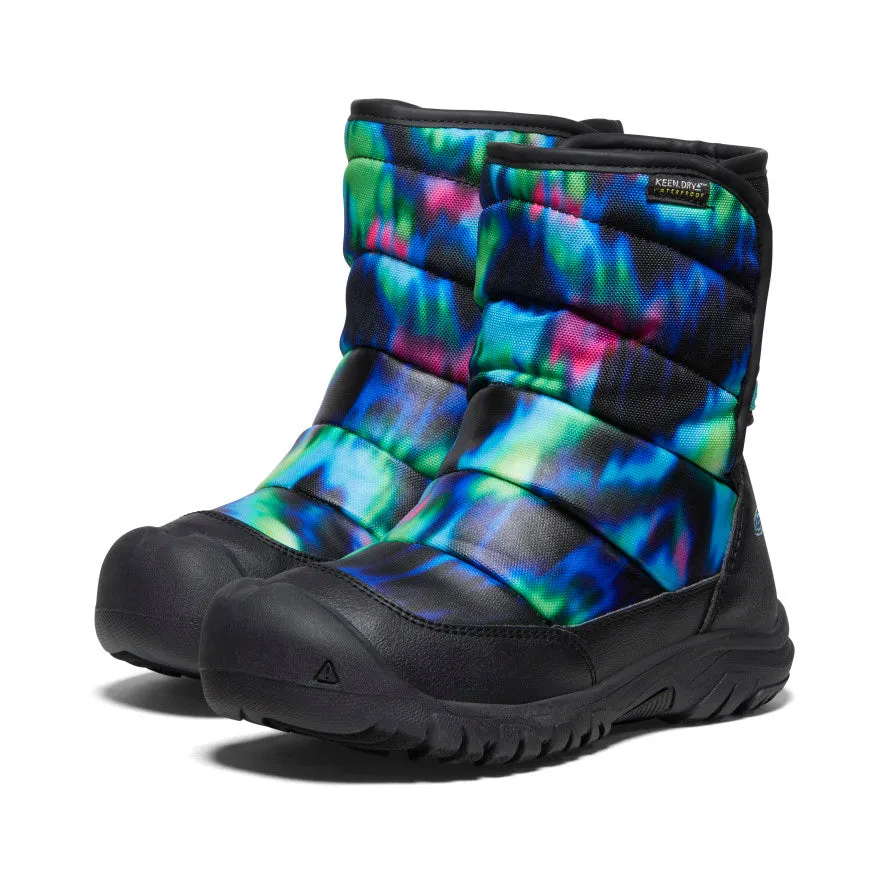 Big Kids' Puffrider Waterproof Winter Boot  |  Northern Lights/Black