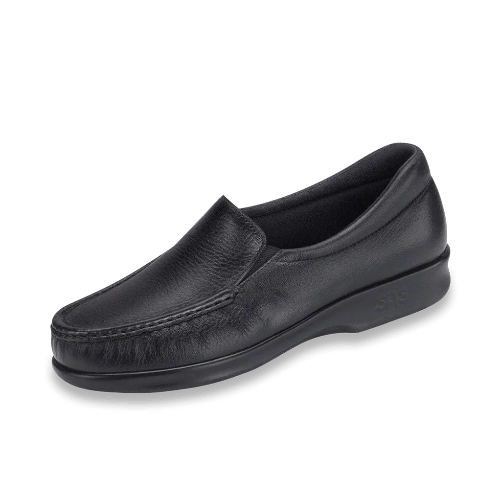 BLACK | SAS Twin - Slip On Walking Shoe at Brandy's Shoes Made in USA