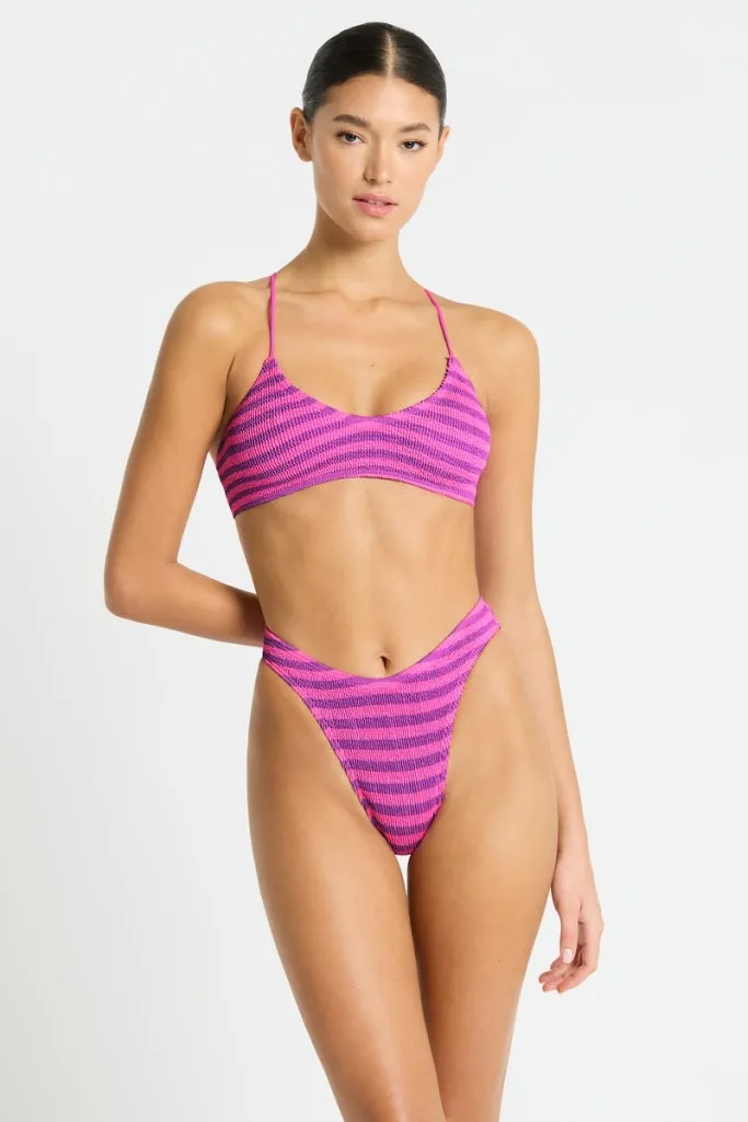 Bond-eye Christy Brief - Cerise Stripe