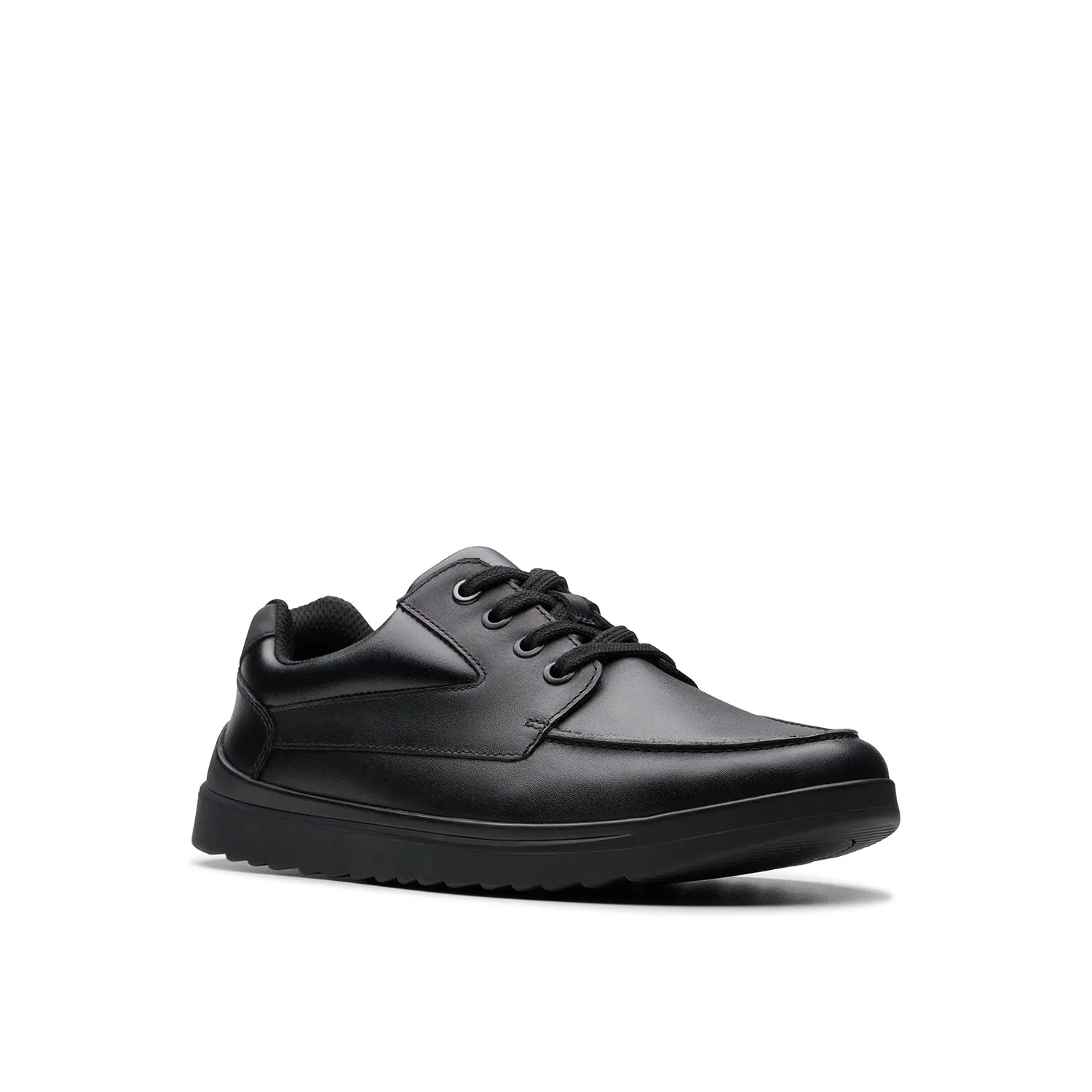 Boys - Keelan Flare Youth Black Leather