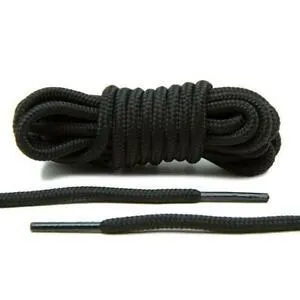 Braidlace Heavy Duty Shoe Laces - 24" Round Black