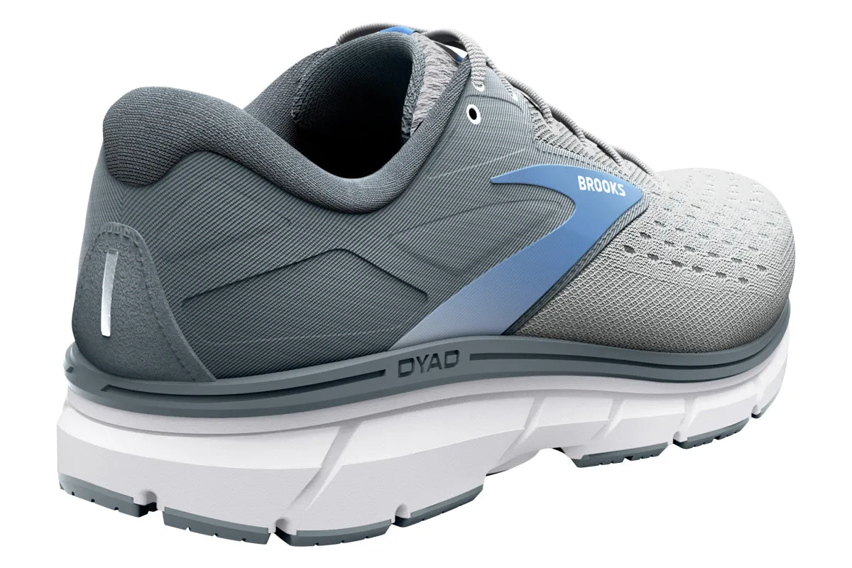 Brooks Dyad 11 B Grey/White/Blue Womens