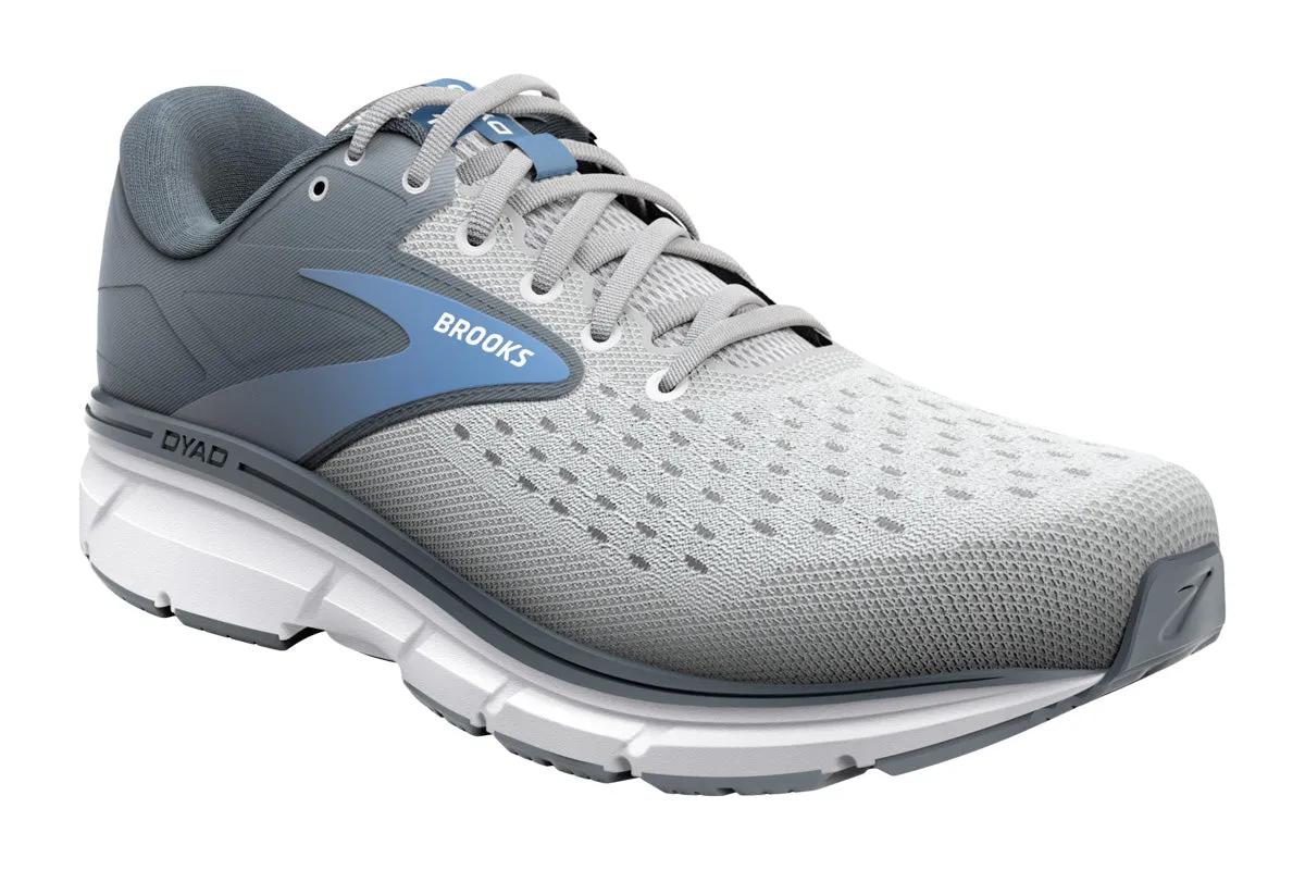 Brooks Dyad 11 B Grey/White/Blue Womens