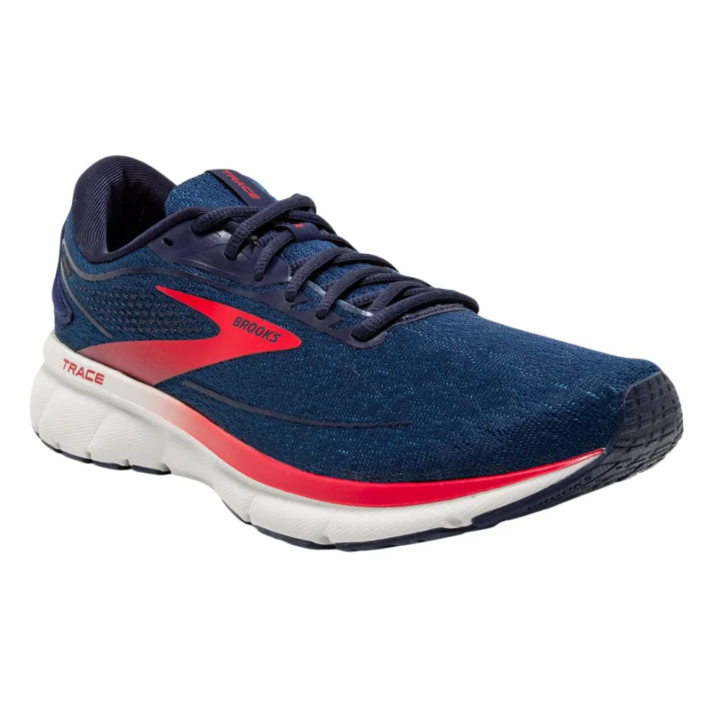 Brooks Trace 2 Peacoat/Grey/Red Running Shoe (Men's)