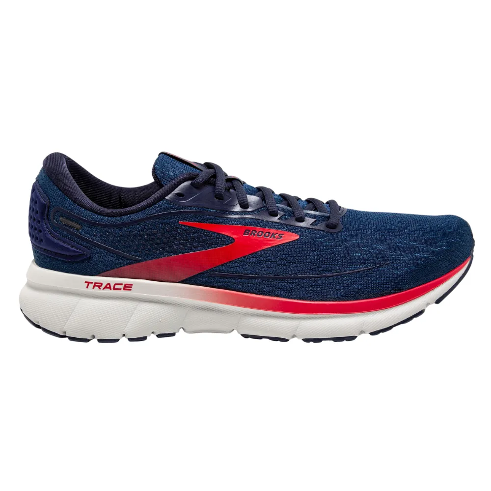 Brooks Trace 2 Peacoat/Grey/Red Running Shoe (Men's)