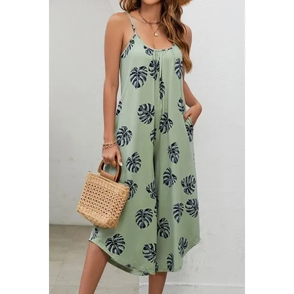 Casual Loose Sleeveless Jumpsuit