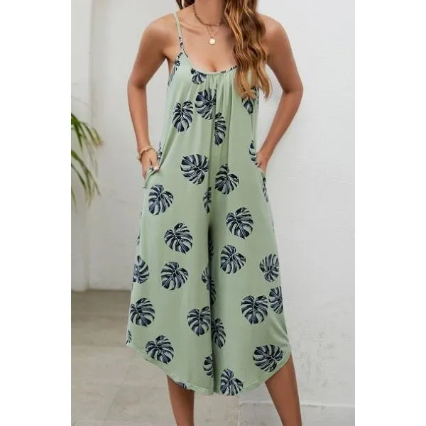 Casual Loose Sleeveless Jumpsuit