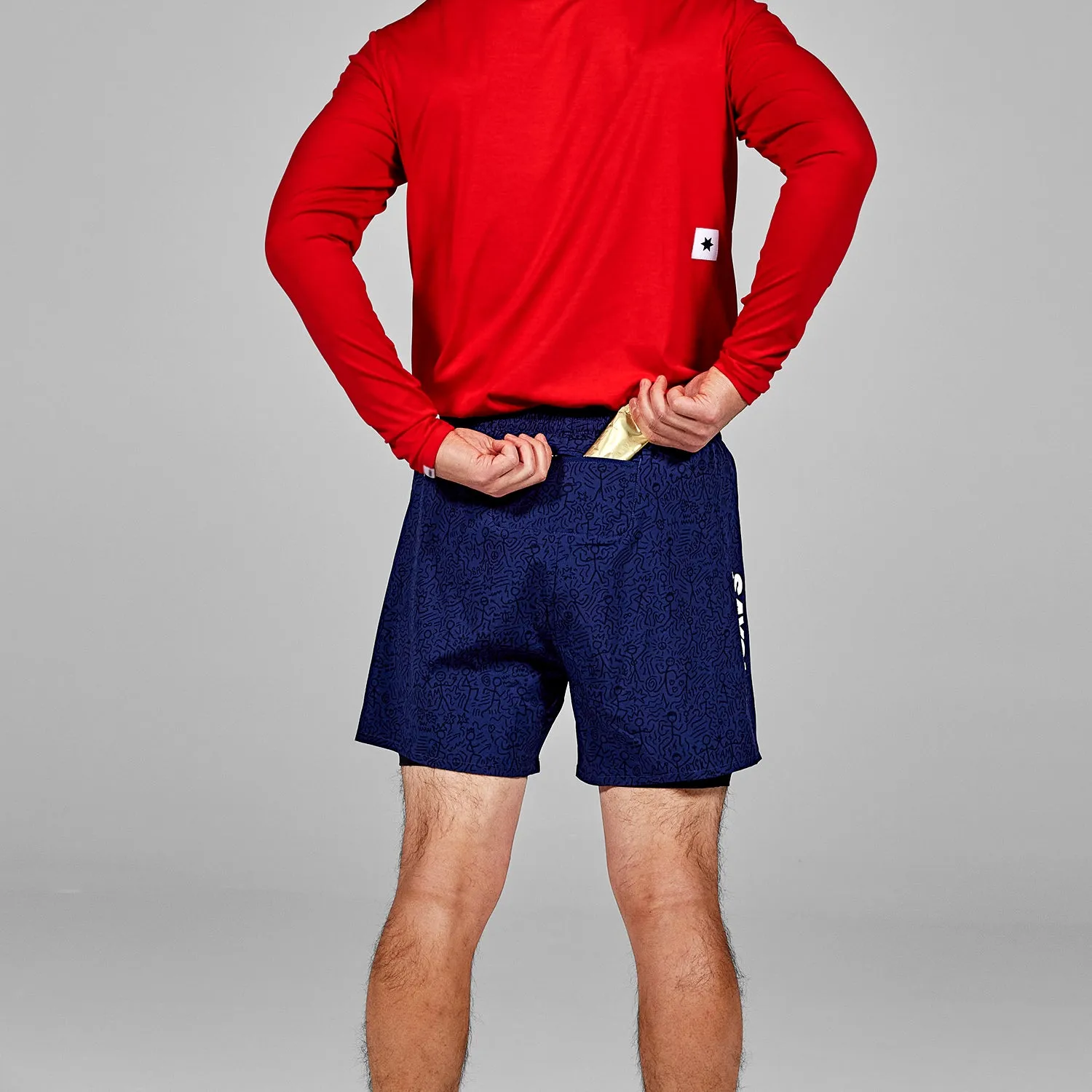 CC Pace 2 in 1 Shorts 5''