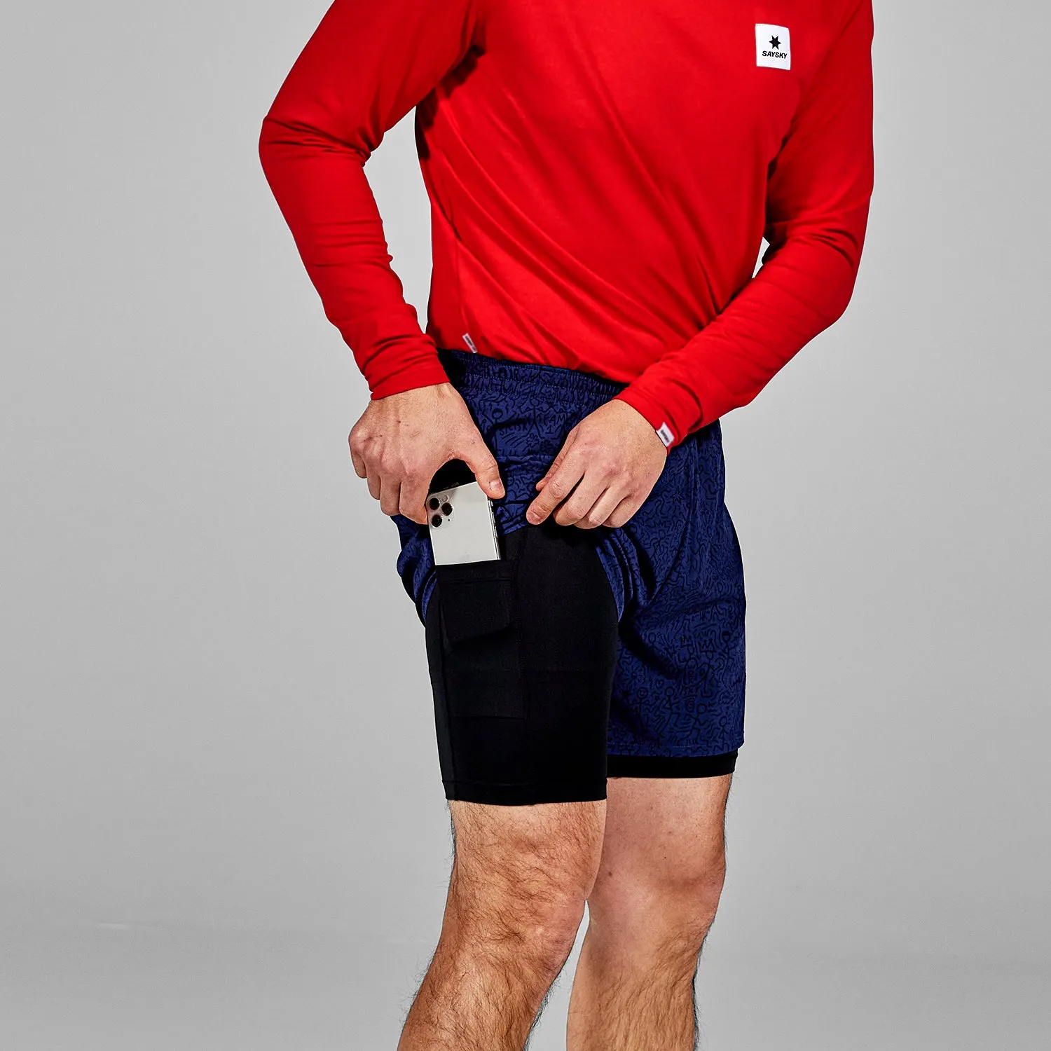 CC Pace 2 in 1 Shorts 5''