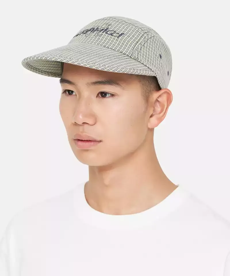 Checkered Long Bill Cap