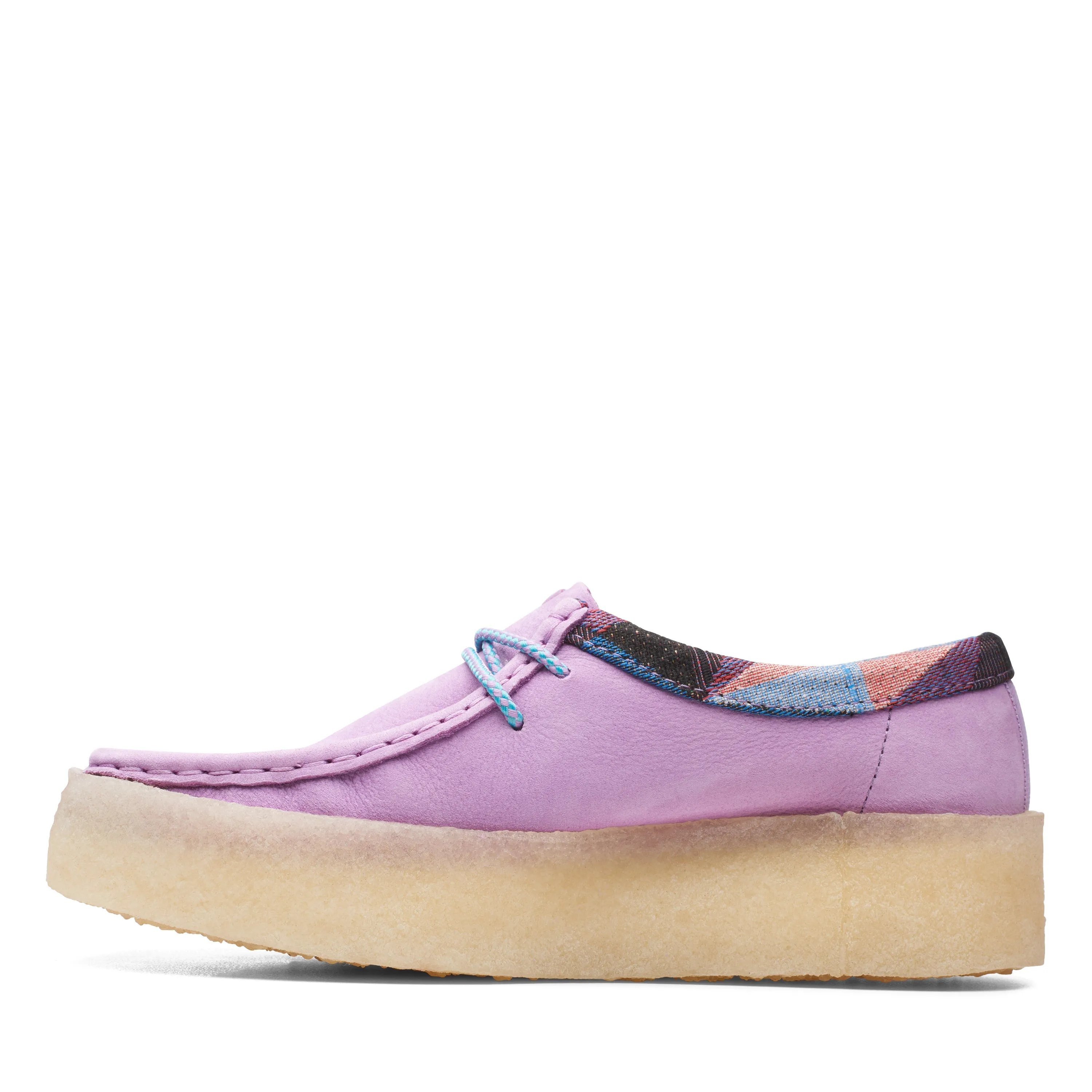 Clarks Originals Wallabee Cup Women's Light Purple Combi Nubuck Low Tops 26165819