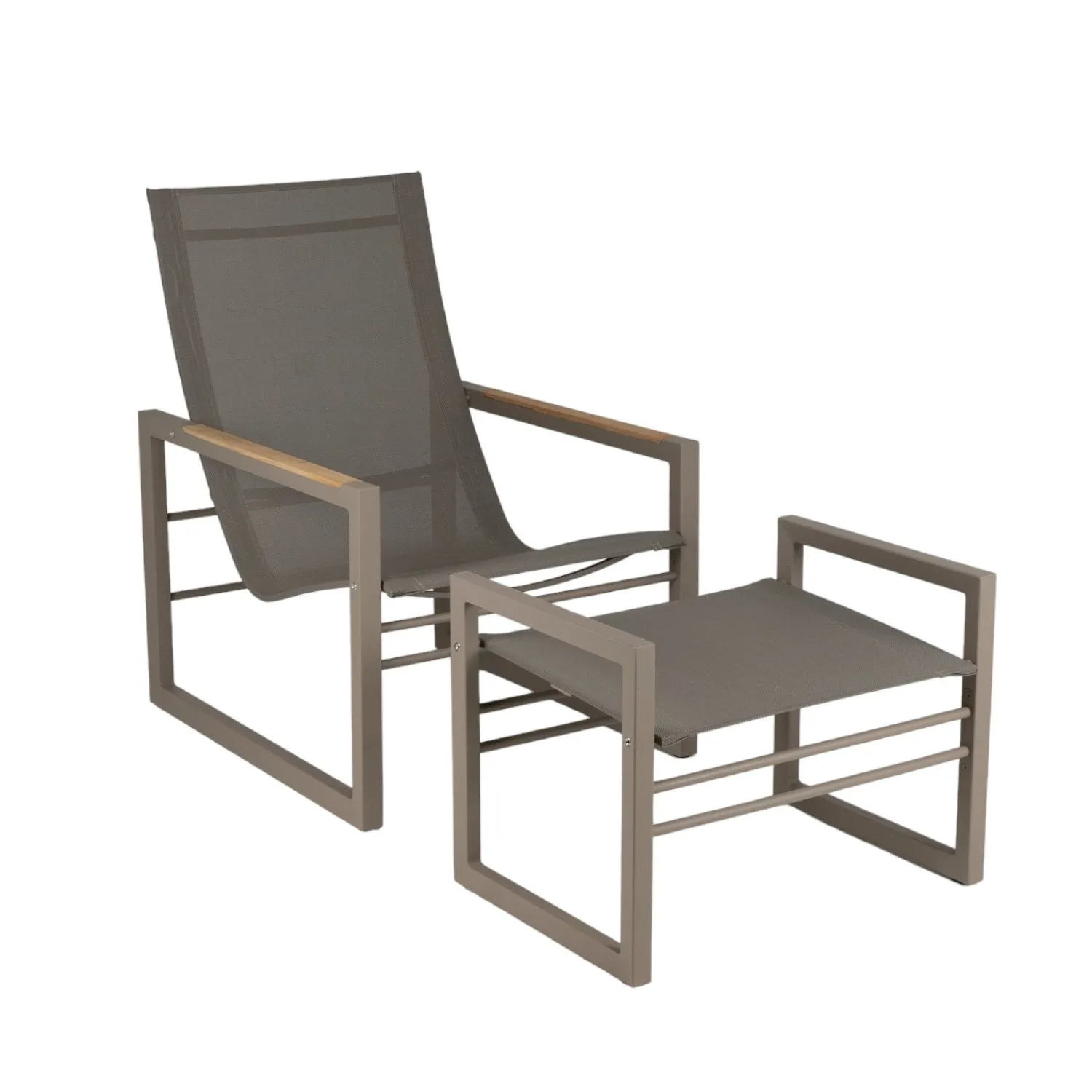 Cubic Relax Taupe Arm Chair