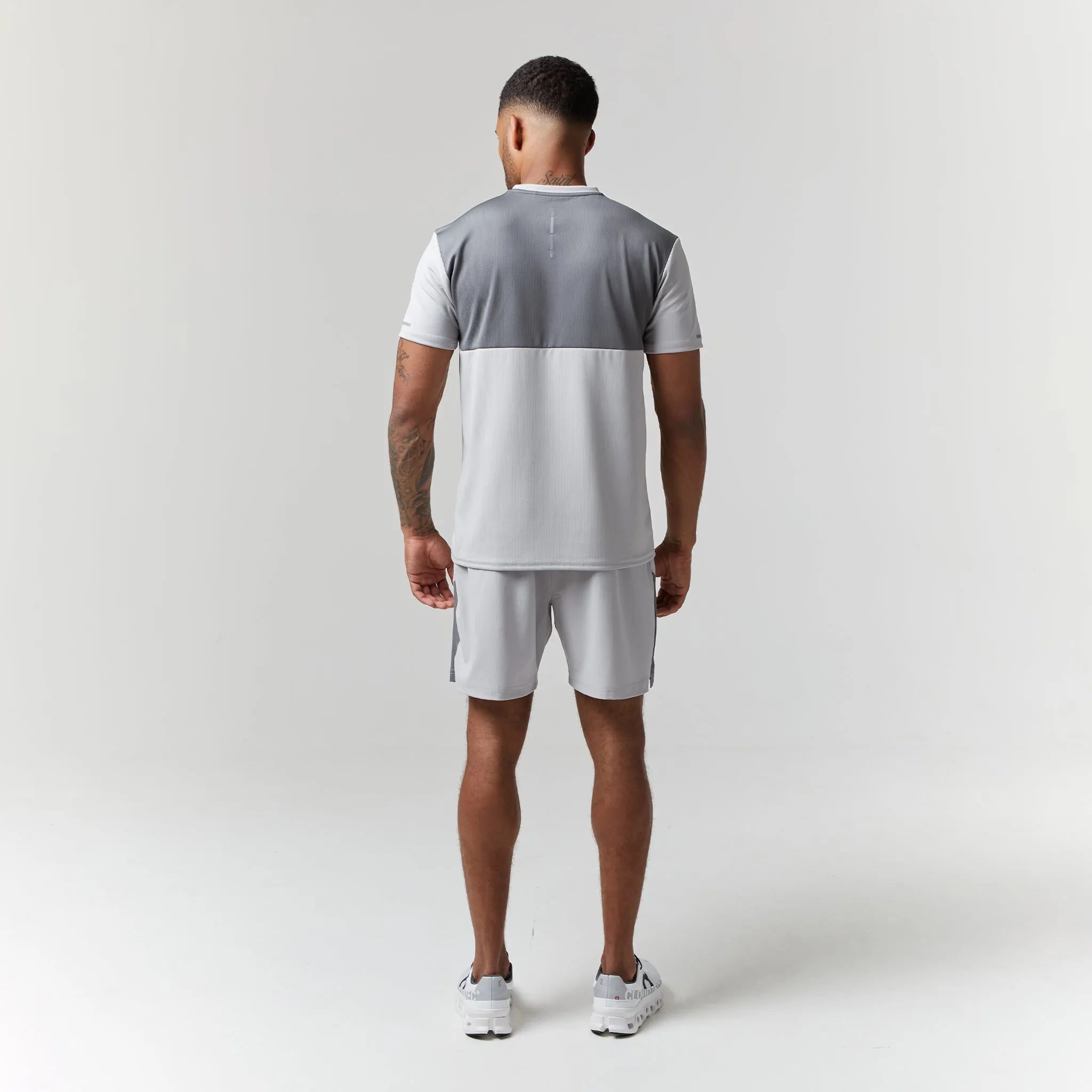 Cut & Sew Training Twinset | Ice Grey/Mid Grey