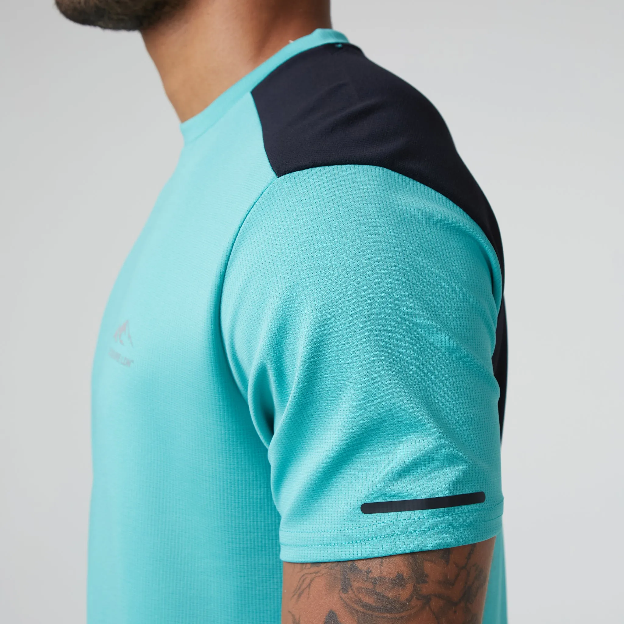 Cut & Sew Training Twinset | Teal/Black