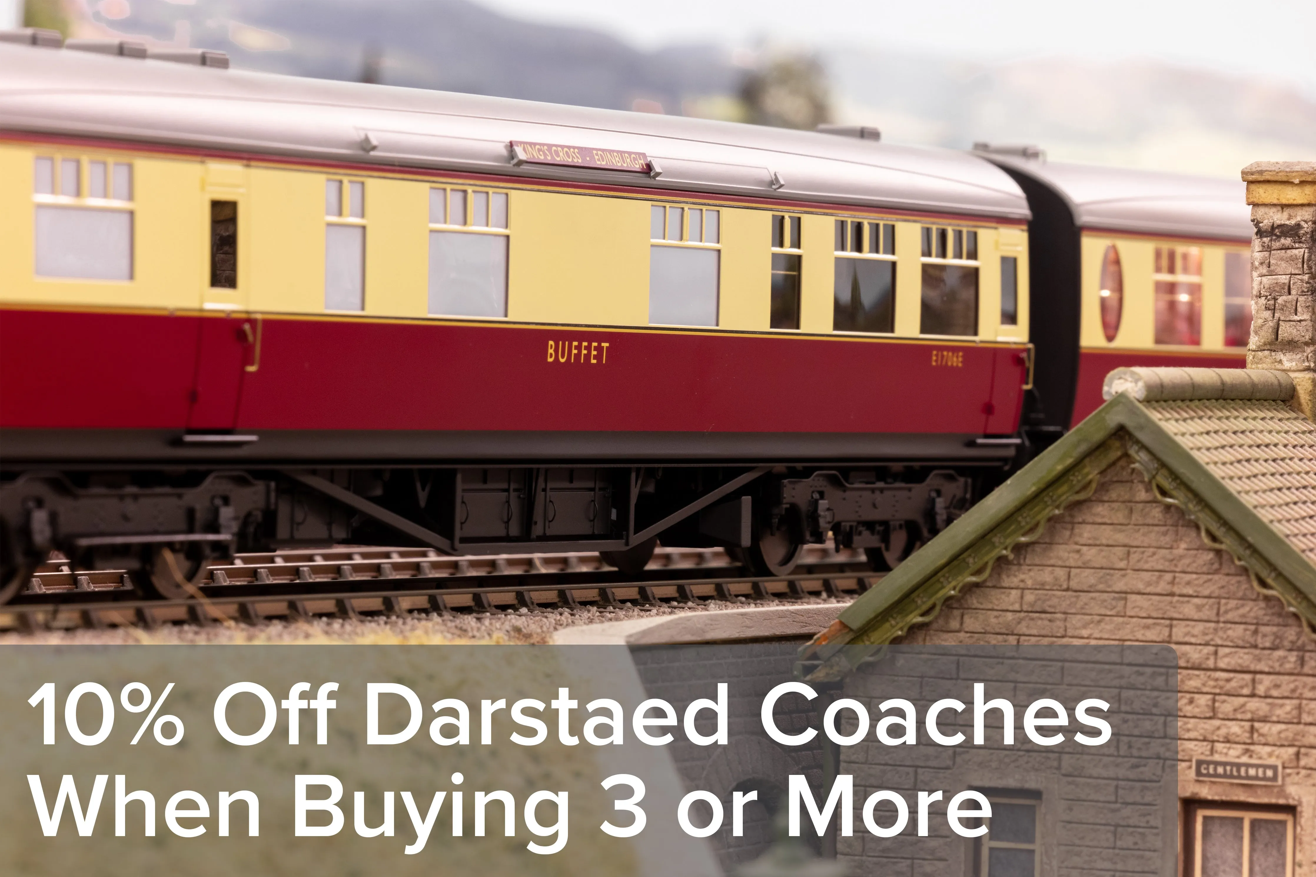 Darstaed D23-4-1 7mm Finescale O Gauge BR 57' Mk1 Suburban Second Class (S) Coach, BR Lined Maroon