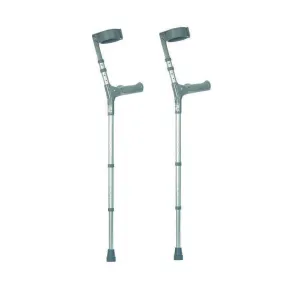 Double Adjustable Elbow Crutches with Comfy Handle