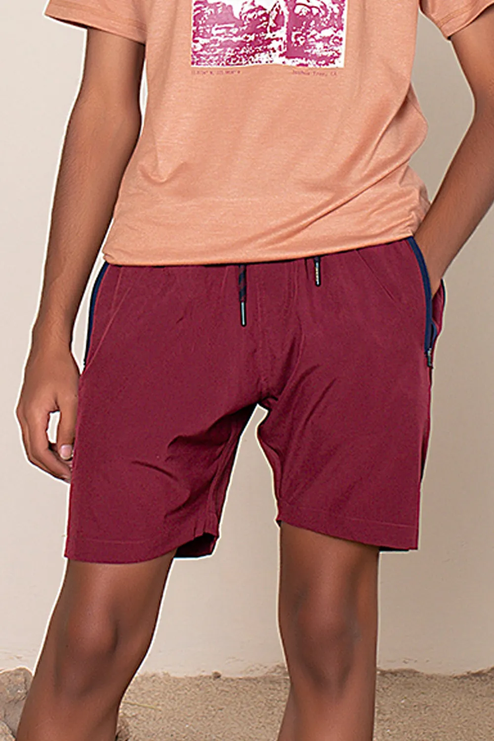 Earth Shorts Maroon 2.0