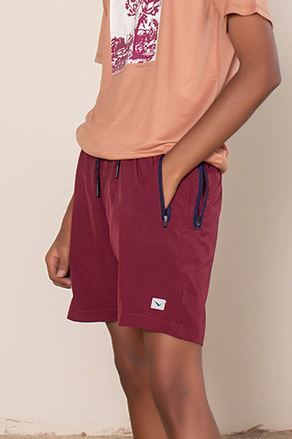 Earth Shorts Maroon 2.0