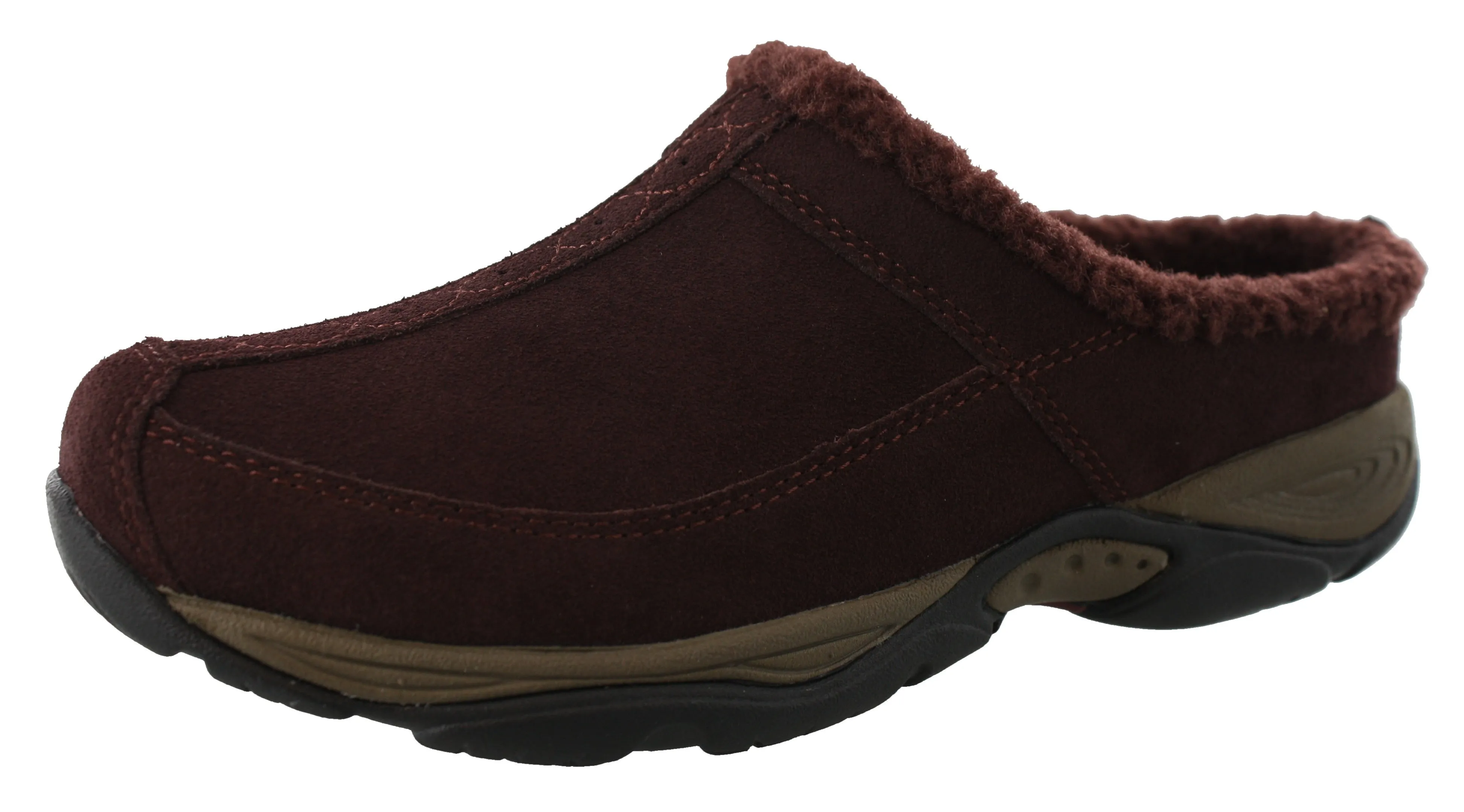 Easy Spirit Women Warm Cozy Slip On Clog Slippers Exchange