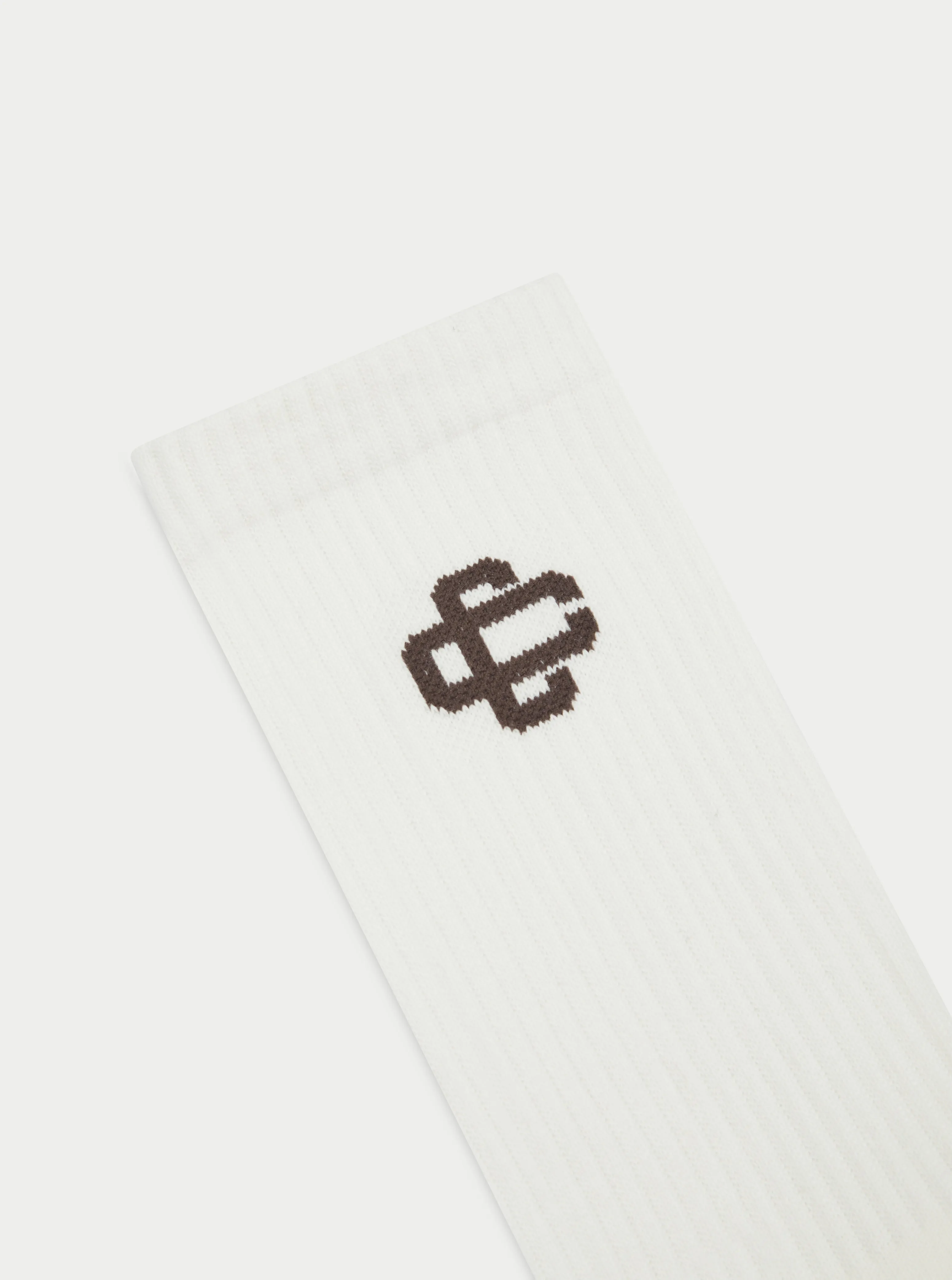 EMBLEM SPORT SOCKS - BROWN