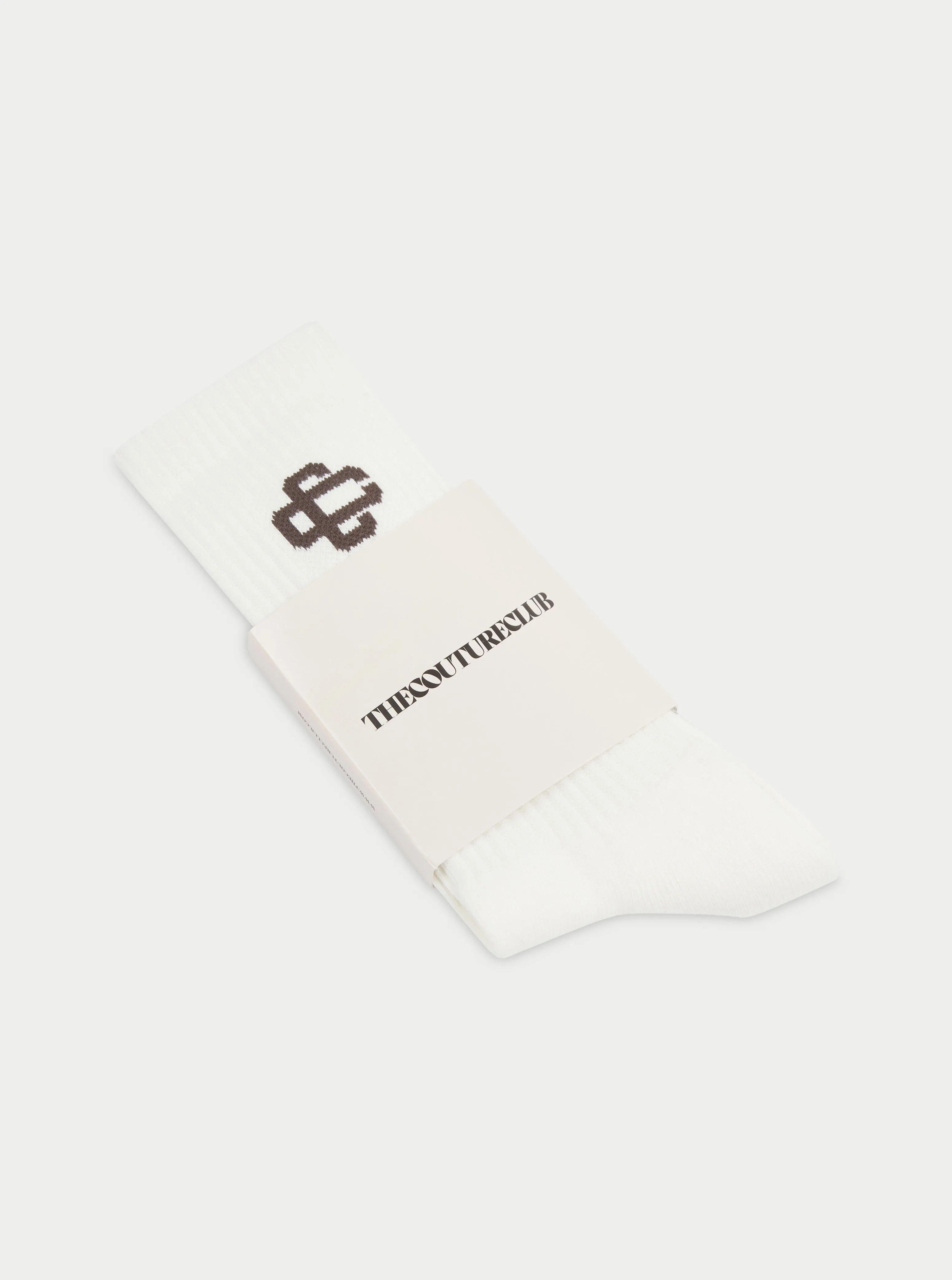 EMBLEM SPORT SOCKS - BROWN