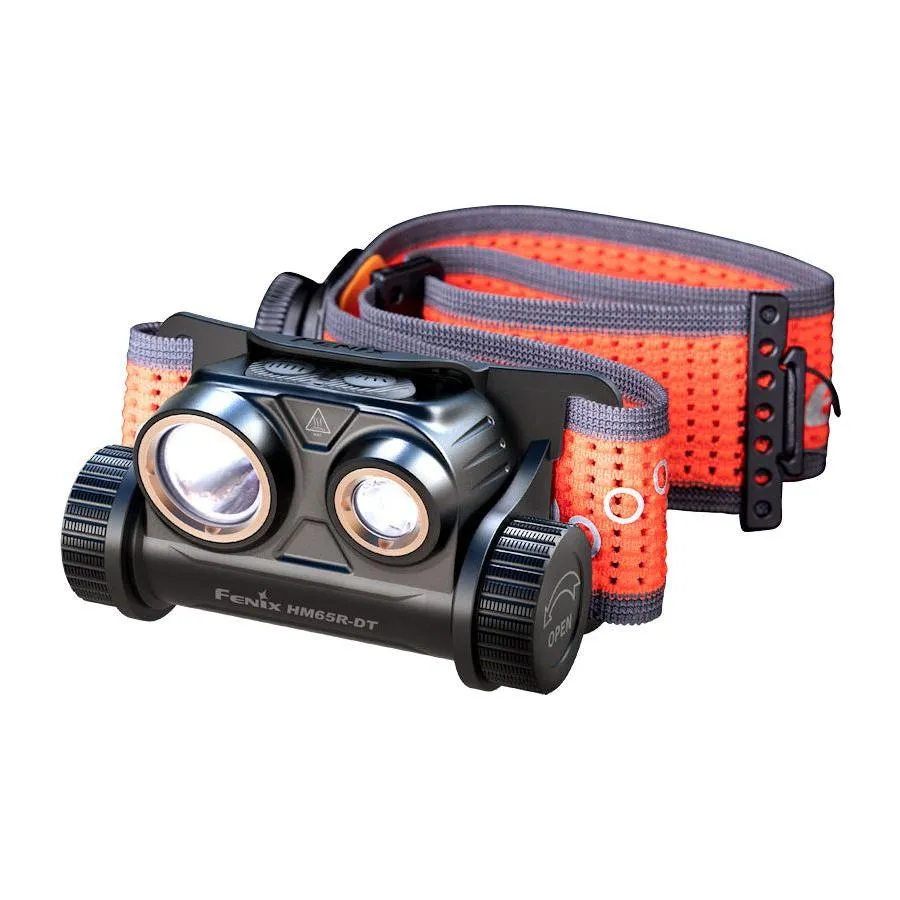 Fenix HM65R-DT 1500 Lumens Trail Running Rechargeable Headtorch - Black