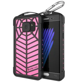 Galaxy Note 7 Waterproof Case, Punkcase WEBSTER Series, Pink | Heavy Duty Armor Cover