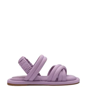 Joshua Flat Sandal In Lavender Lycra