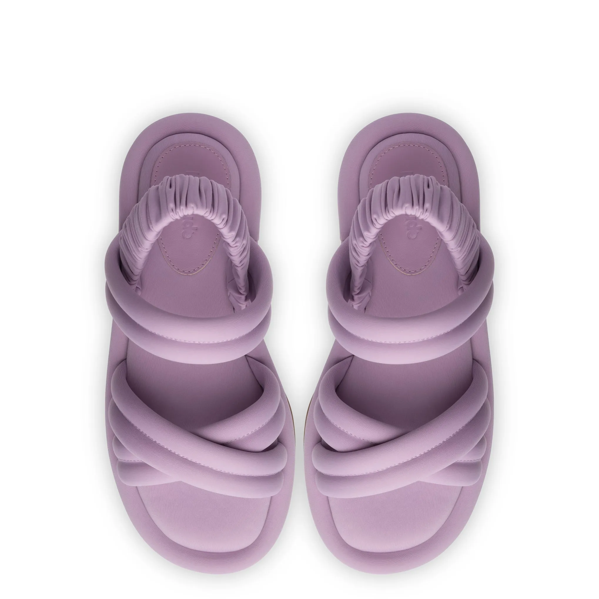 Joshua Flat Sandal In Lavender Lycra