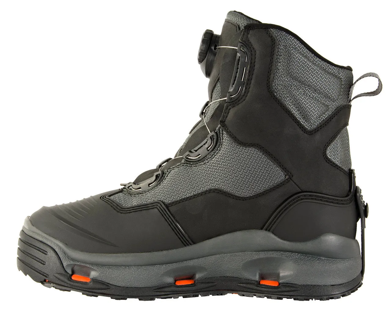 Korkers Darkhorse Wading Boots with Felt & Kling-On Soles - Grey