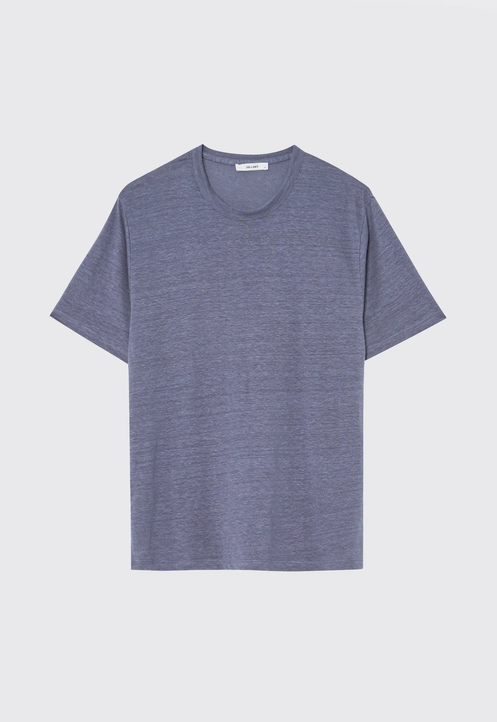 Line Linen Tee - Penn Blue