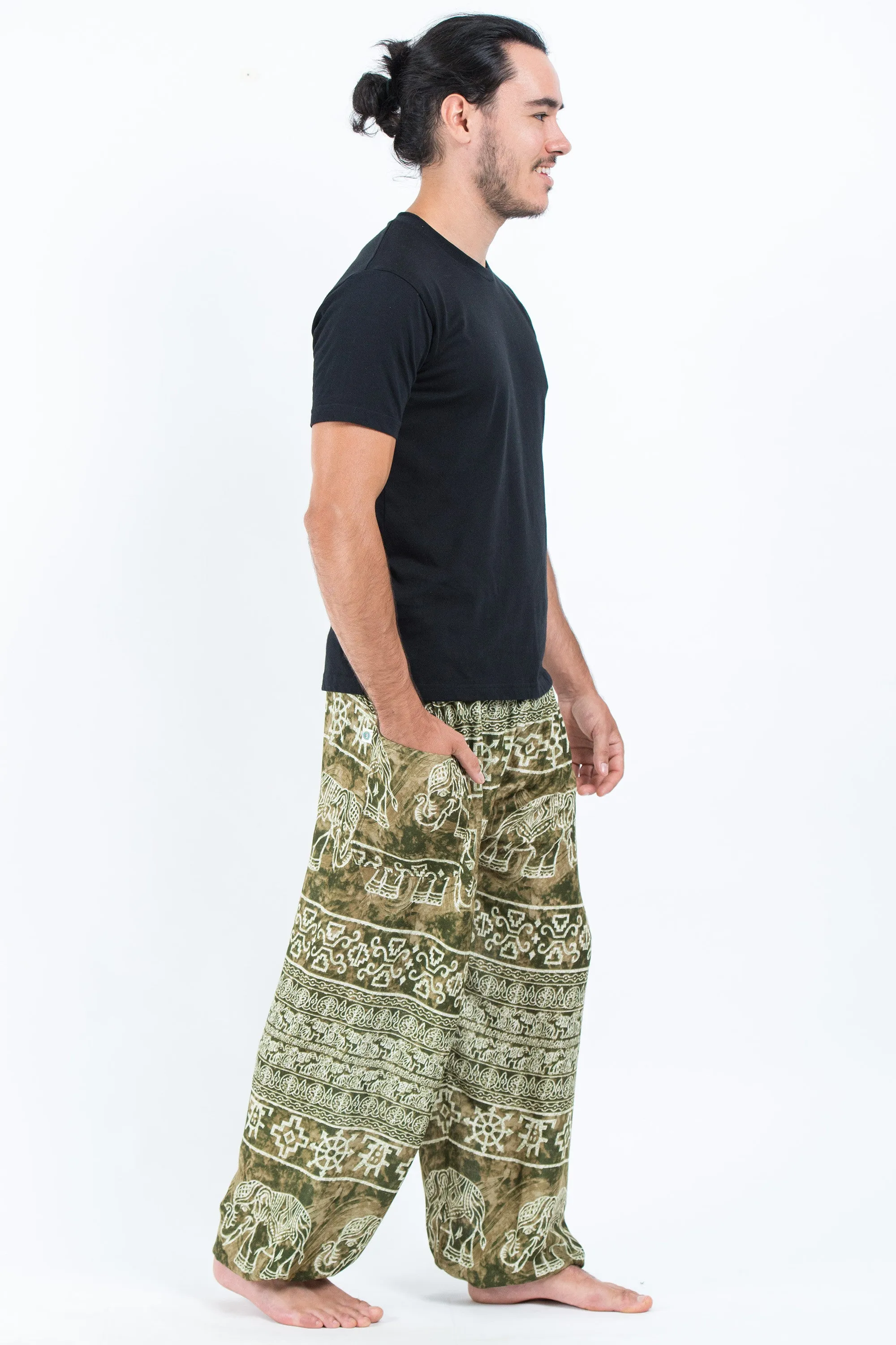 Marble Elephant Men's Elephant Pants in Olive