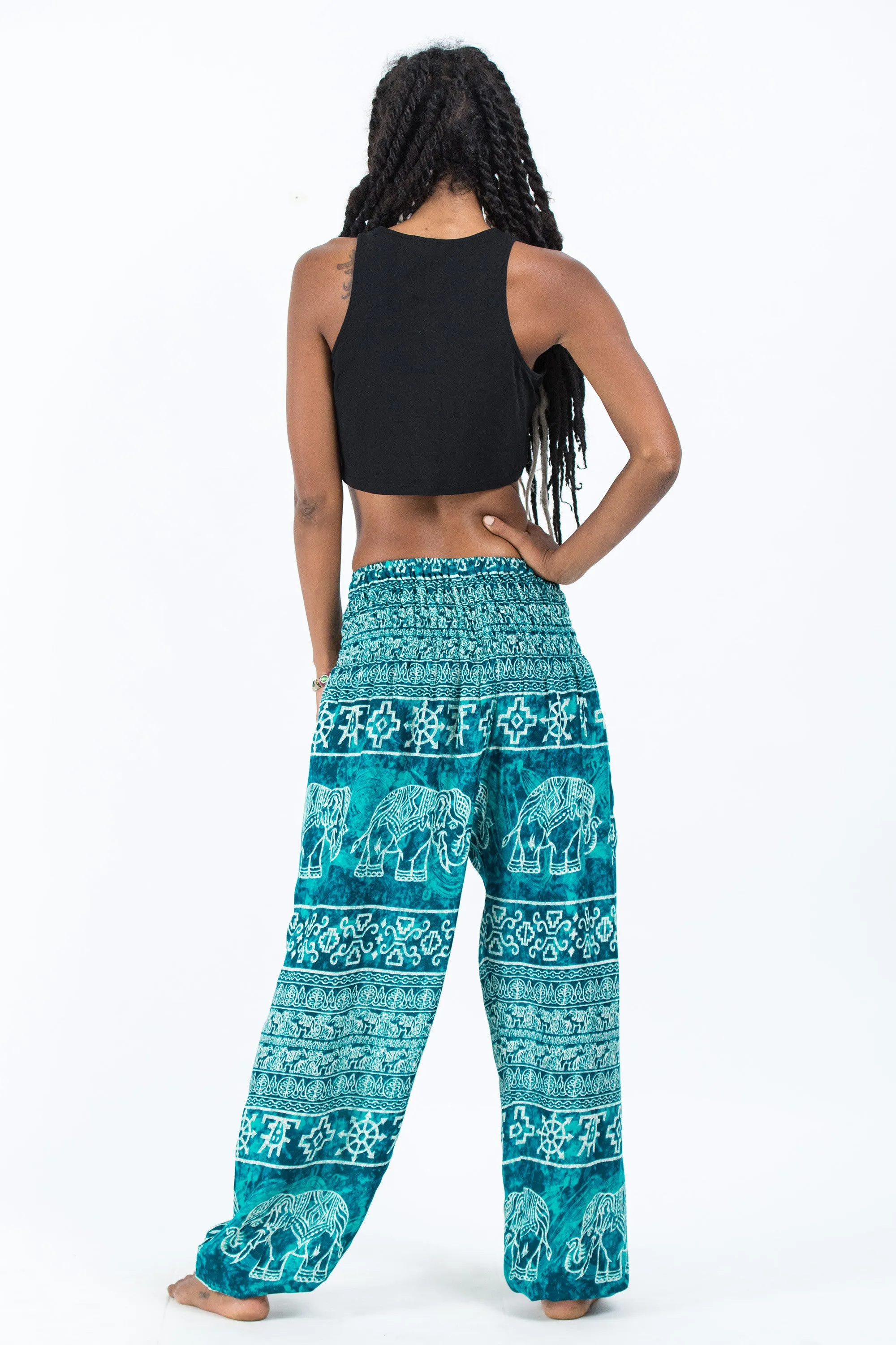 Marble Elephant Women's Elephant Pants in Turquoise