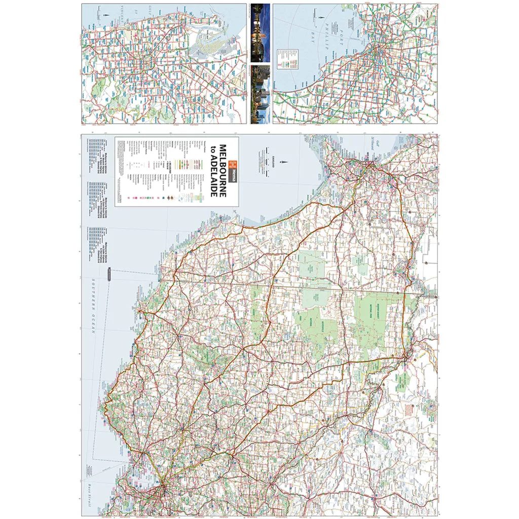 Melbourne to Adelaide Map