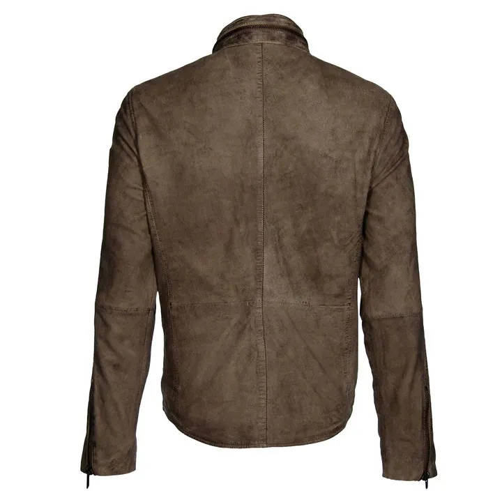 Men's Mauritius | Cove RF Leather Jacket | Elephant