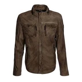 Men's Mauritius | Cove RF Leather Jacket | Elephant