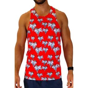 Men's Printed Singlet- Billy the G.O.A.T