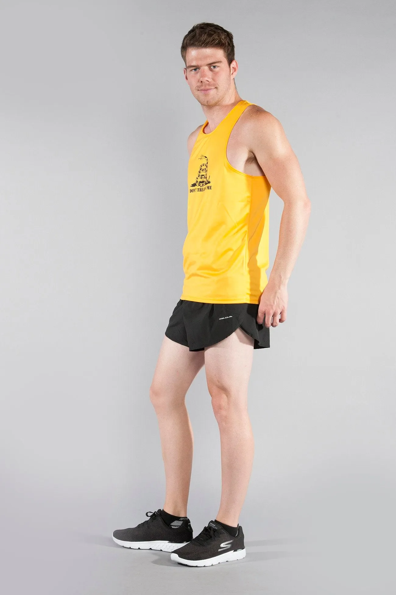 Men's Printed Singlet- Don't Tread on Me